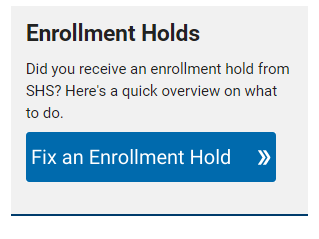 enrollment hold box